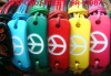 Wholesale Leather bracelet with peace signs