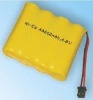 Wholesale nicd rechargeable battery pack AA600mAh*4 4.8V