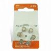 Wholesale A13/PR48 1.4V zinc air button cell battery for hearing aid