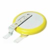 Wholesale CR2032 lithium battery with welding tab/pcb pins/clips/legs