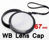 Camera white Blance lens cap
