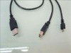 Wholesale XLY USB-014 USB Y Cable AM-AF with micro 5pin/ USB y cable with SR/micro usb