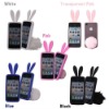 Wholesale 2011 new arrival rabbit design silicone case for iphone4g case
