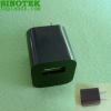 Wholesale usb charger with mini cover and 600mA output