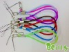 Wholesale Safe silicon multicolour mobile phone strap