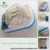 Wholesale LCD screen universal battery charger (blue color)