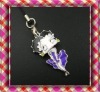 Wholesale beautiful girl mobile phone charm (lover's gift and promotion products)