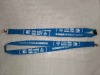 Wholesale custome flat silkscreen printed polyester lanyard