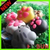 Wholesale (Patented product) 2011 PROMO LED Cat Paw keychains flashlight with sound