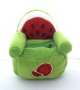 Wholesale Plush watermelon mobile phone holder, plush fruits cell phone stand,plush watermelon mobile phone stand, mobile phone accessory