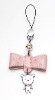 Wholesale Butterfly animal Mobile phone Flash Charm Strap Decoration