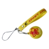 Wholesale soft PVC mobile phone strap