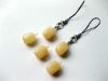 Wholesale Yellow Gemstone phone pendant