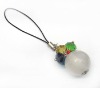 Wholesale crystal moblie phone chain