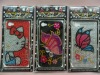 Wholesale 2011 newest flower crystal mobile sticker,non-toxic jewelry cellphone sticker