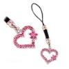 Wholesale heart mobile phone charms