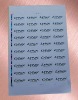 Wholesale Clear label