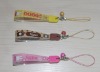 Wholesale phone strap, pvc mobile phone strap