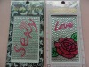 Wholesale 2011 hot crystal,acrylic sticker (stick on mobile phone , body)
