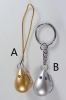 Wholesale Mouse shape mobile phone flashing charms