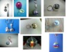 Wholesale disco ball mobile phone strap