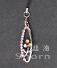 Wholesale New Style Crystal Flower Mobile Phone Strap