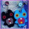 Wholesale cartoon couple pvc mobile phone Pendant