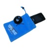 Wholesale Sort plush mobile phone bag(with drawstring)
