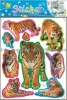 Wholesale puffy sticker foam animal stickers