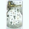 Wholesale crystal mobile sticker, cellphone sticker