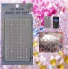 Wholesale Rhinestone glitter decoration stickers for cellular phone