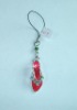Wholesale mobile phone chain, shoes cell phone strap