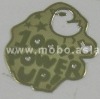 Wholesale new style mobile phone sticker anti radiation promotion sticker gifts digital sticker fastion cartoon glossy gold sticker