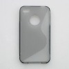 Wholesale TPU S pattern case for iphone4G(CDMA)