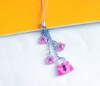 Wholesale zinc alloy bag mobile strap