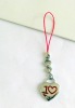 Wholesale heart shaped mobile strap
