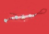 Wholesale shiny alloy mobile phone starp/aibaba express
