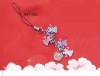 Wholesale DIY novelty alloy mobile phone starp/aibaba express