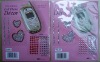 Wholesale Fashion mobile phone crystal sticker