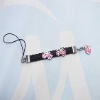 Wholesale Cute Alloy/PU mobile phone strap