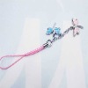 Wholesale Dragonfly shape alloy mobile phone chain