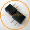 Wholesale International Travel Power Plug adapter European Euro 2 prong to American US 2 Blade