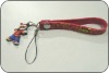Soft PVC mobile phone straps