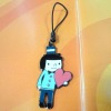 mobile phone strap with enamel craft