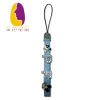 Wholesale PU slider charms mobile phone chain