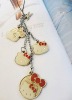 Wholesale pretty cat metal mobile chains