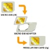 Wholesale Free shipping!!! Micro Sim Card Adapter Converter