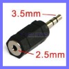 Wholesale Headset Adapter Plug Converts 2.5mm to 3.5mm