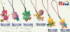Wholesale Lovely charm of pvc phone strap