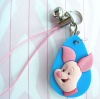 Wholesale Soft pvc Mobile Phone Pendant(fashion gift)